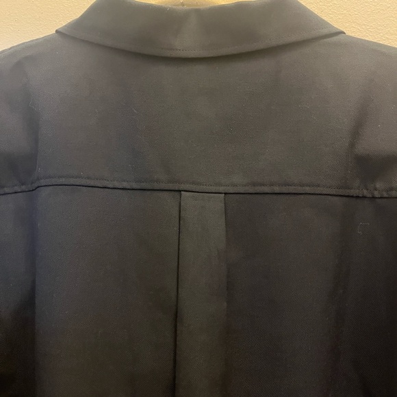 New! Frank & Oak Men's Dress Fluid Shirt Deep Blue Work Casual Dinner - Picture 14 of 16